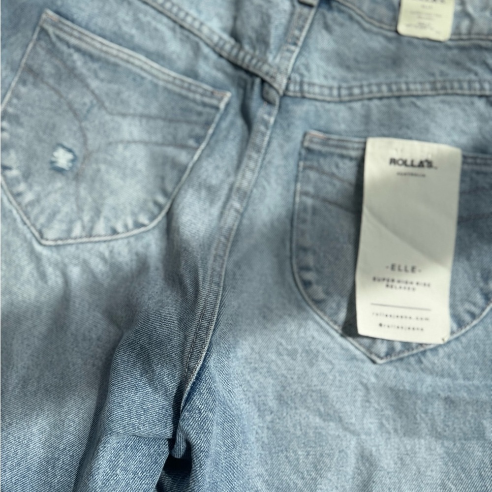 New Rollas Elle Jean - Garage Blue Size 28 - Picture 5 of 6